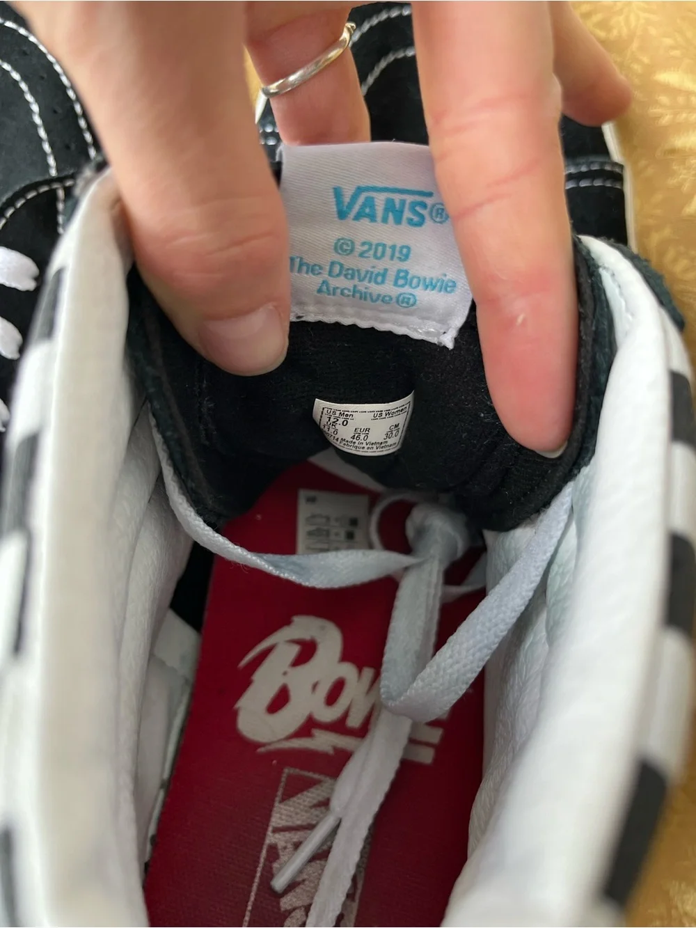 Vans x David Bowie Sk8-Hi 'Diamond Dogs' Limited Edition Sneakers (2019)